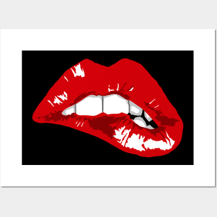 KISS LIPS Posters and Art